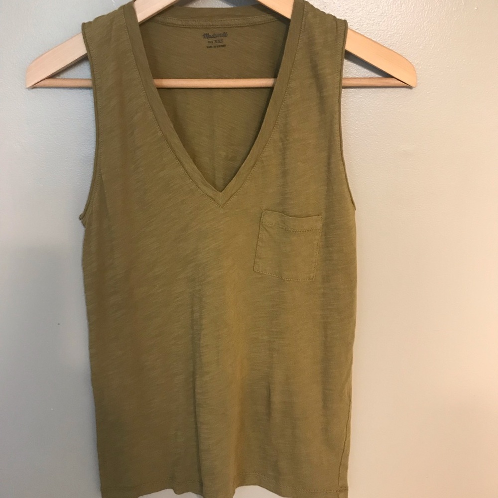 Madewell V-neck tank top